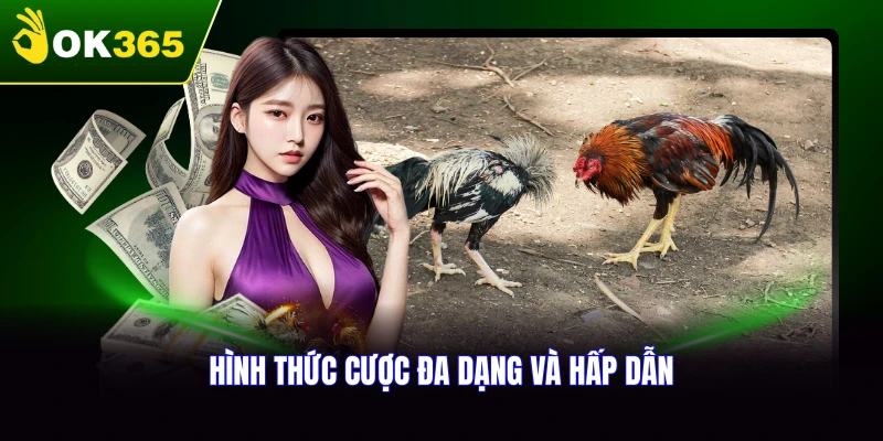 Hình thức cược đa dạng và hấp dẫn