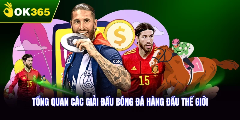 Tổng quan về các giải đấu bóng đá hàng đầu thế giới cùng OK365